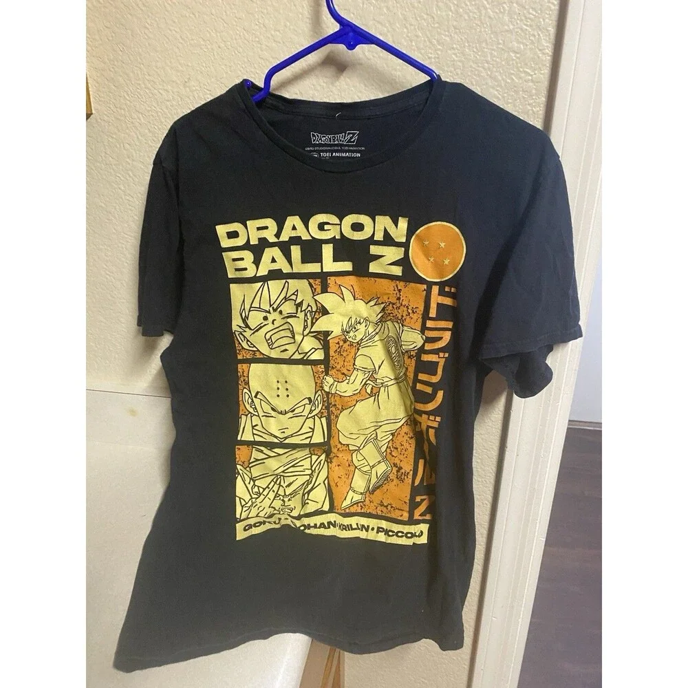 Dragon Ball Z T-Shirt Adult Large Black Toei Animation